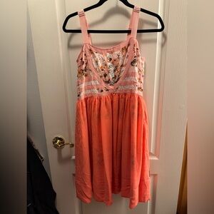 Matilda Jane Floral Patchwork Woman’s Medium Sun Dress Boho Preppy Cottagecore